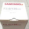 [CAKIM] WTS lensa Samyang 135mm F2.0 for Sony E mount garansi april 2019