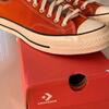 Sneakers pria Converse All Star Low orange BNIB original
