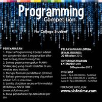 event--sisfotime-programming-competition-2012