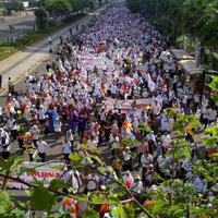 sambut-ramadan-500-kader-pks-karnaval-dari-monas-ke-bundaran-hi