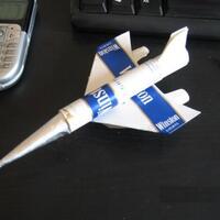 cara-membuat-pesawat-kertas-dari-bungkus-rokok