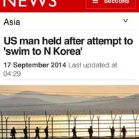 us-man-held-after-attempt-to--swim-to-n-korea