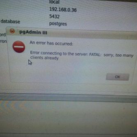help-database-linux-postgree-pgadmin-iii--fatal--sorry-too-many-clients-already