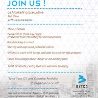 job-vacancy-for-marketing-executive--pt-bytco-grahatama-kreatindo-creative-agency