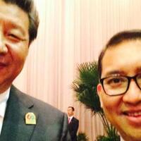 cie-cie-fadli-zon-sukses-buat-presiden-china-selfie-pertama-kalinya