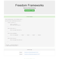freedom-frameworks-php