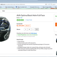 ava-optima-black-helm-full-face-helm-kualitas-pembalap-moto-gp