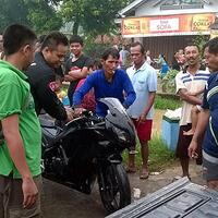 apes-niat-maling-motor-malah-ninggalin-motor