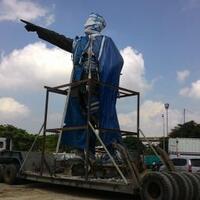 patung-soekarno-hatta-di-bandara-mulai-dipindahkan