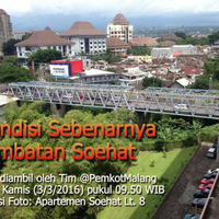 pic-ramai-di-medsos-jembatan-di-tengah-kota-malang-melengkung-siap-ambruk