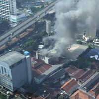 fortune-hotel--spa-di-tanah-abang-terbakar