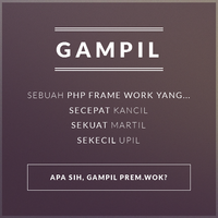 php-framework-gampil---secepat-kancil-sekuat-martil-sekecil-upil