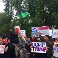 demo-di-depan-kedubes-as-presiden-trump-diolok-olok-fasis-dan-dungu