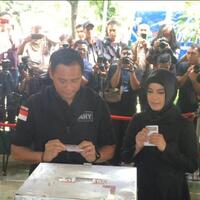 agus-yudhoyono-antusias-ikuti-pemilu-kedua-dalam-hidupnya