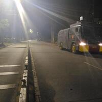 jalan-rm-harsono-sudah-steril-sejak-malam