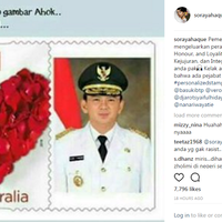 soraya-haque-pamer-perangko-australia-bergambar-ahok