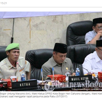 diprotes-pakai-baju-ormas-ketua-dprd-bogor-minta-anggota-dewan-keluar-saat-rapat-par
