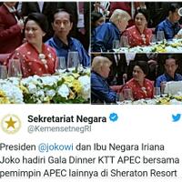 tatapan-tajam-jokowi-saat-ibu-negara-iriana-asyik-ngobrol-bareng-presiden-trump
