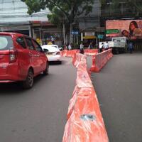 sejumlah-pengendara-bingung-ada-sistem-satu-arah-di-kawasan-stasiun-sudirman