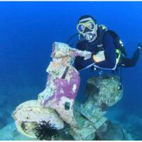 bervespa-ria-pagi-hari-di-bawah-laut-pulau-lahe-gorontalo