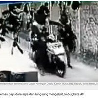 pemotor-misterius-terekam-remas-payudara-karyawati-di-depok