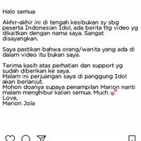 video-porno-marion-jola-idol-tersebar