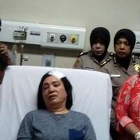 polwan-ini-berdarah-darah-dihajar-sopir-truk-setelah-cekcok-di-jalan-tol