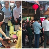 model-seksi-direkrut-untuk-jadi-penjual-daging-sehari-pelanggan-langsung-membludak