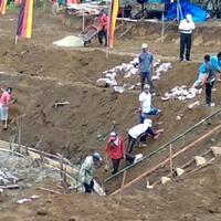 pakai-dana-desa-warga-sitiung-bangun-embung-untuk-agro-wisata