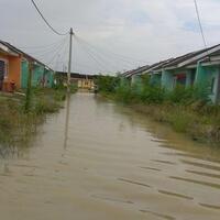 komplek-rumah-dp-1-jokowi-terendam-banjir