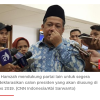 fahri-hamzah-ucapkan-selamat-pdip-usung-jokowi-jadi-capres
