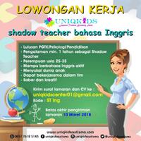 lowongan-shadow-teacher-bahasa-inggris