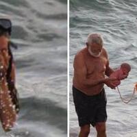 lahirkan-bayi-di-laut-merah-bule-rusia-kagetkan-pengunjung
