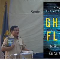 penulis-novel--ghost-fleet--posting-foto-prabowo-di-twitter