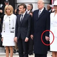 sambut-tamu-negara-melania-trump-sempat-tolak-gandengan-tangan-donald-trump