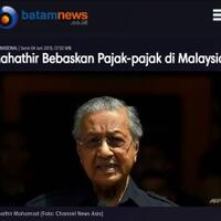 mahathir-bebaskan-pajak-pajak-di-malaysia