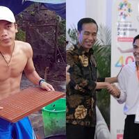 berani-colek-jokowi-sambil-telanjang-dada--nyeker-bona-diundang-ke-istana
