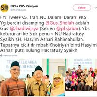 pengurus-ponpes-tebuireng-bantah-pks-yg-diduga-giring-opini-dgn-bawa-nama-gus-solah