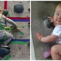 balita-usia-19-bulan-udah-jago-panjat-dinding-gan