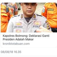 kapolres-bolmong--deklarasi-ganti-presiden-adalah-tindakan-makar