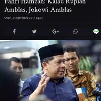 fahri-hamzah-kalau-rupiah-amblas-jokowi-amblas
