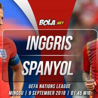 prediksi-inggris-vs-spanyol-9-september-2018