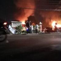 mapolsek-ciracas-dibakar-oleh-sekelompok-orang-tak-dikenal