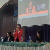 grace-natalie-jelaskan--caleg-idol--saat-berikan-pendidikan-politik-kepada-mahasiswa