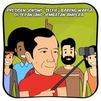 warga-palembang-wefie-bareng-presiden-jokowi-di-jembatan-ampera