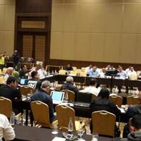 kpu-gelar-rapat-koordinasi-protokoler-dan-pengamanan-debat-ketiga-di-hotel-sultan