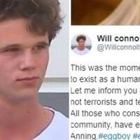 will-connolly-si-penimpuk-telur-ke-kepala-fraser-anning--muslim-bukan-teroris