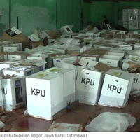 680-kotak-suara-rusak-terendam-lumpur-kpu-bogor-keluarkan-cadangan