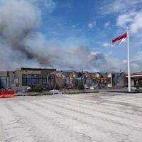 mapolres-lampung-selatan-ludes-terbakar-kerugian-miliaran-rupiah
