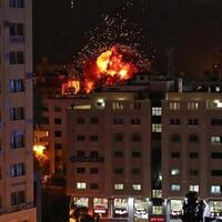 roket-israel-hancurkan-kantor-anadolu-di-gaza